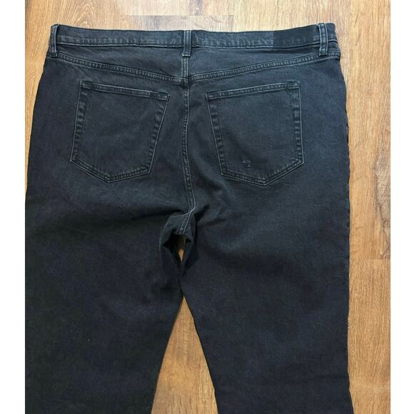 Abercrombie & Fitch The 90’s Straight Ultra High Rise Jeans Size 35 Short - Picture 5 of 6